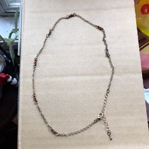 Costume Jewelry red and gold necklace